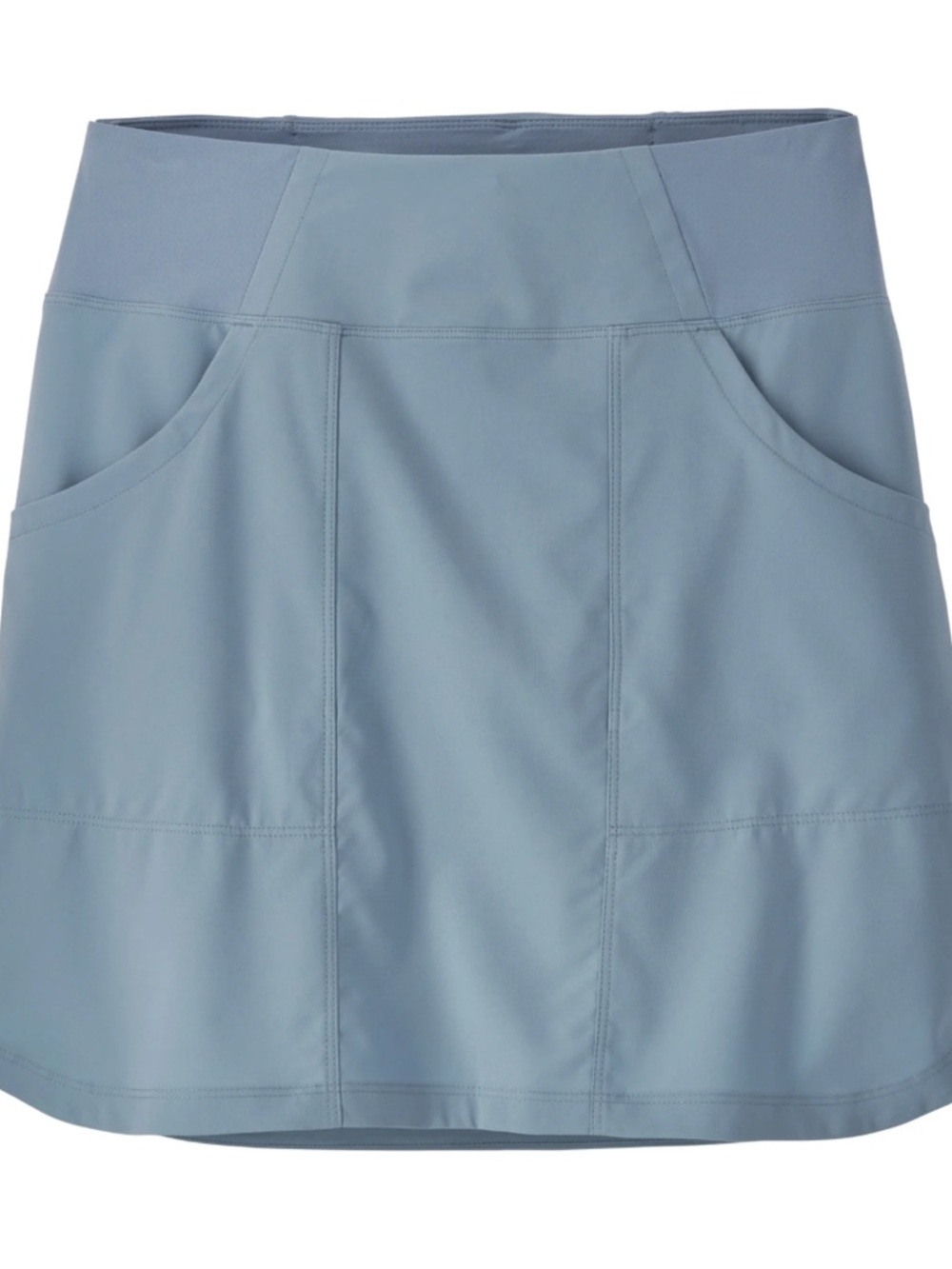 Patagonia Women's Tech Skort Sz Large Hiking Fishing  Blue